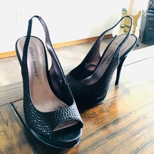 Audrey Brooke Sequined Heels